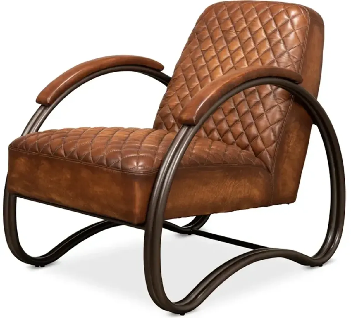 Montmartre Chair Carter Brown Leather