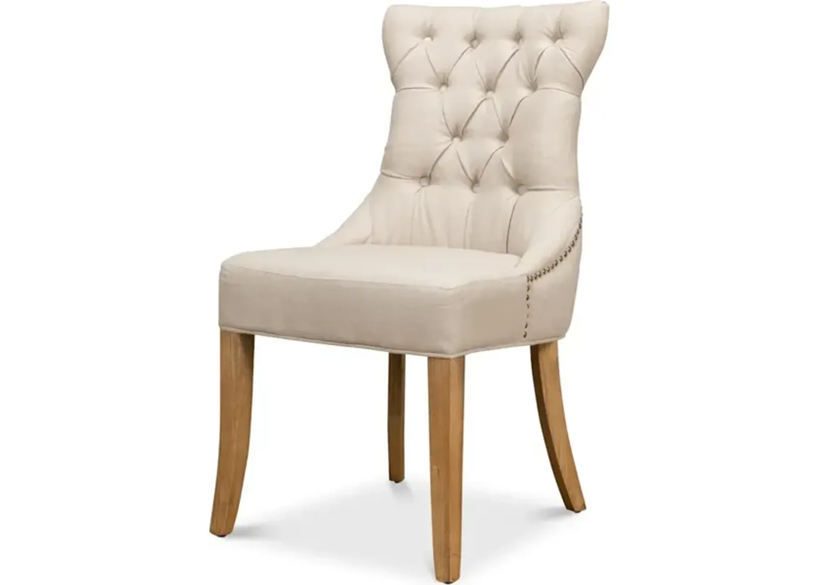 Sophie Side Chair White Linen