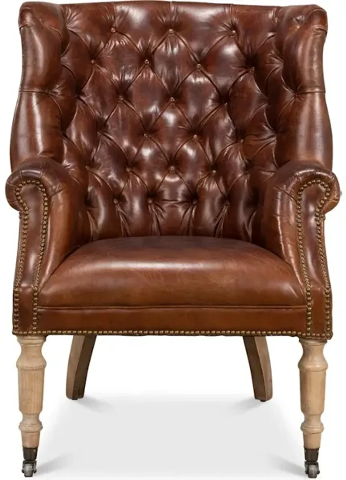 Welsh Leather Chair Vintage Cigar
