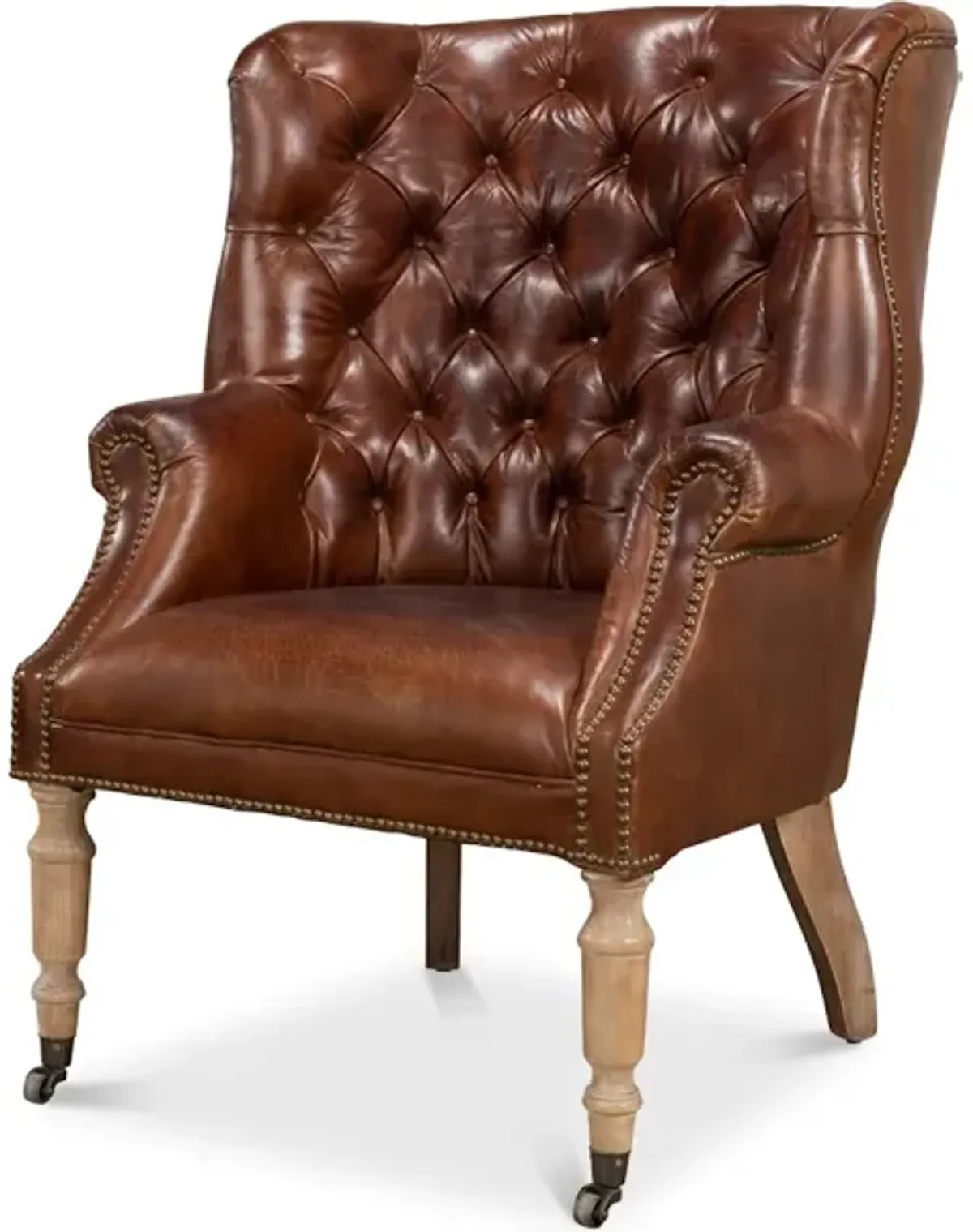 Welsh Leather Chair Vintage Cigar