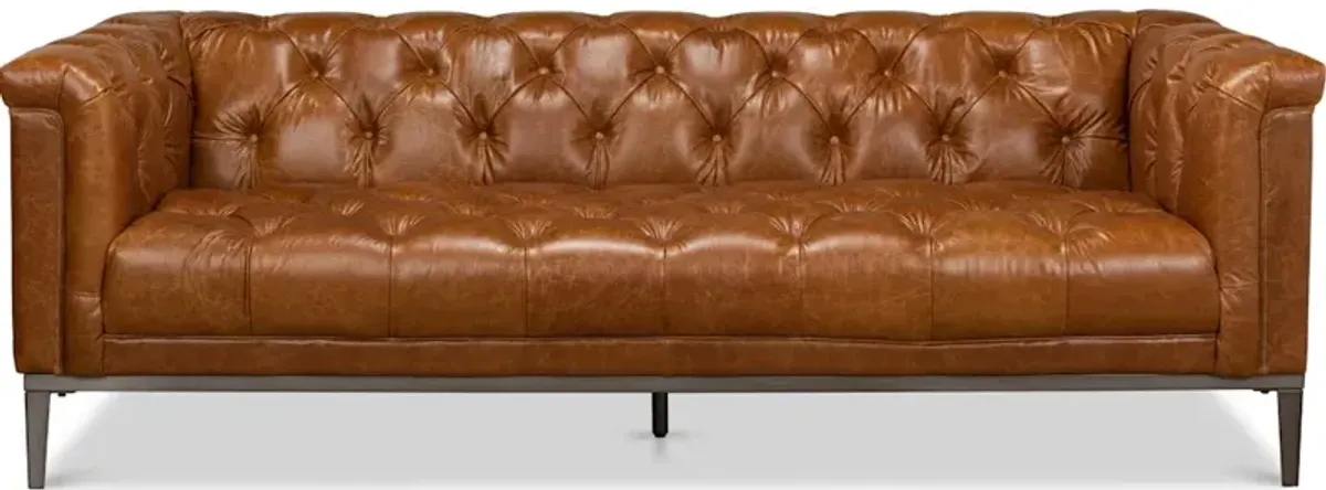 Cuba Brown Cube X 3 Sofa