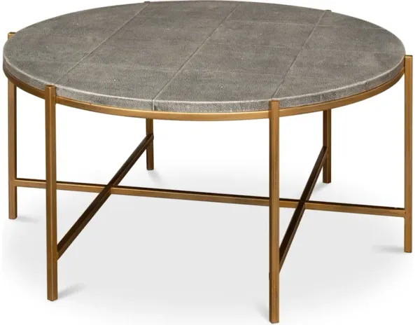 Grey Shagreen Coffee Table