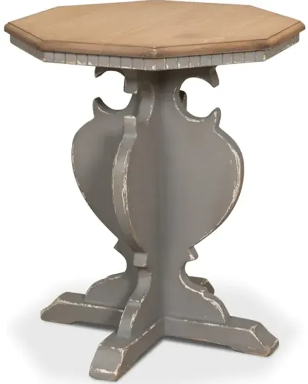 Brogan Side Table Old Pine Finish