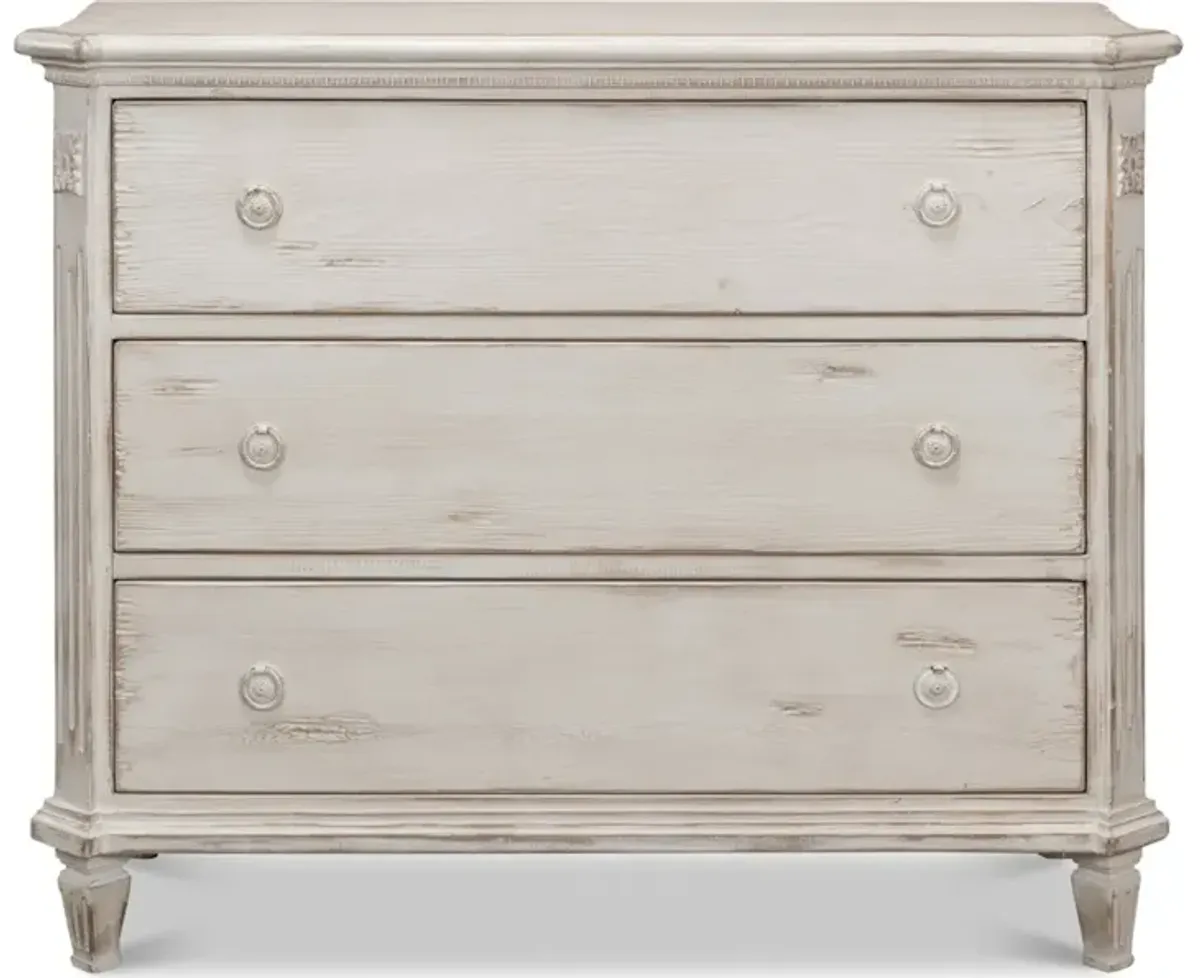 Fisher Commode With Stone Grey Finish