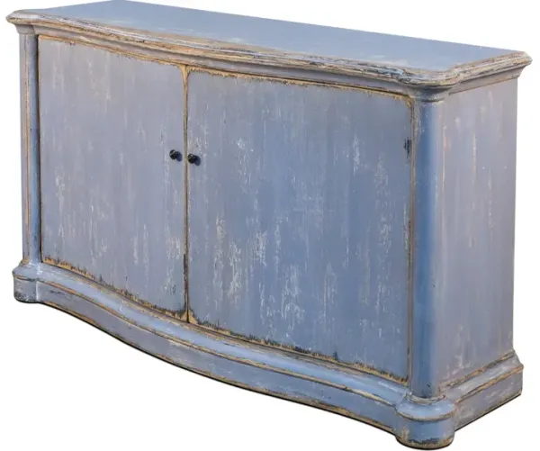 Columns Bowfront Sideboard Blue