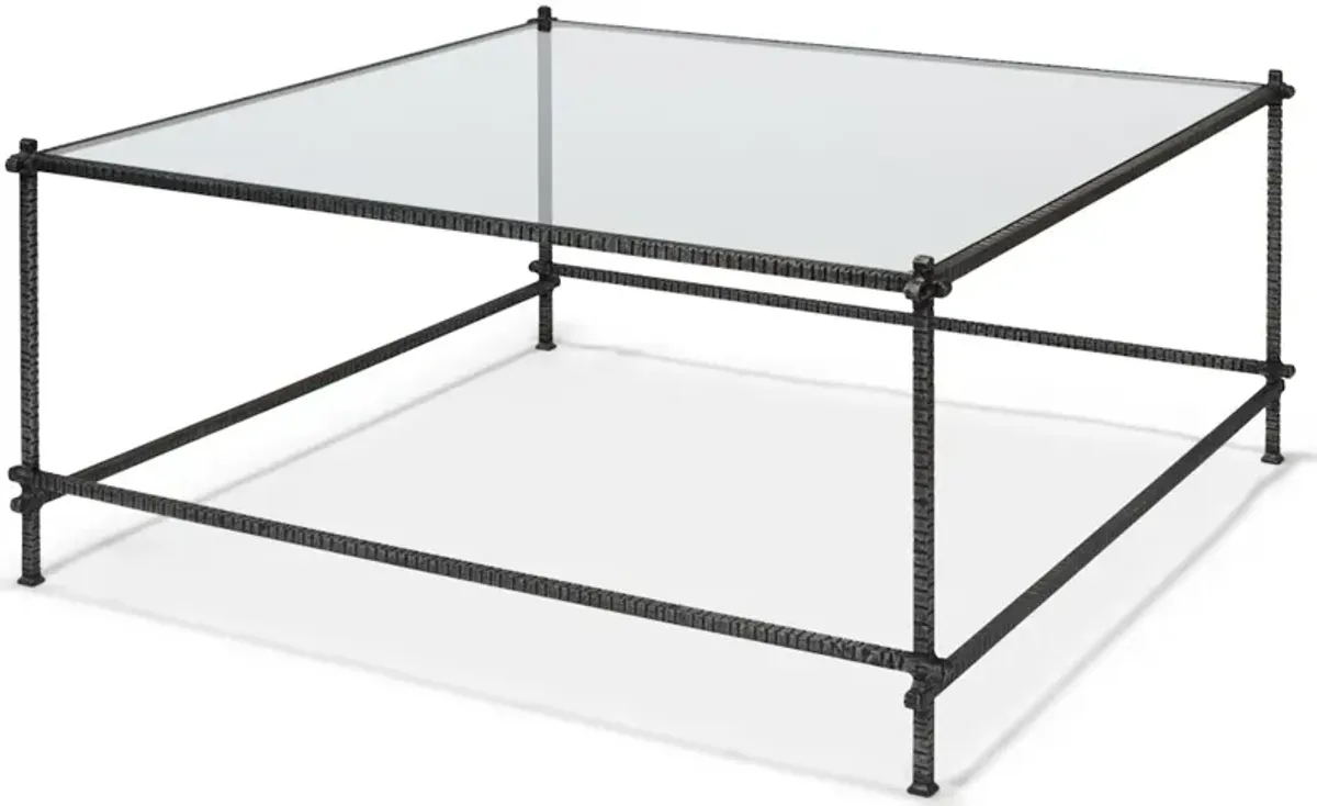 Serrated Edge Iron Coffee Table