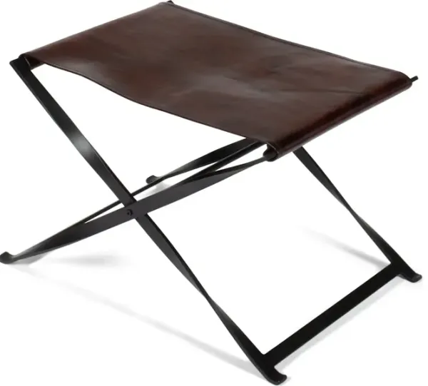 Director's Folding Leather Seat