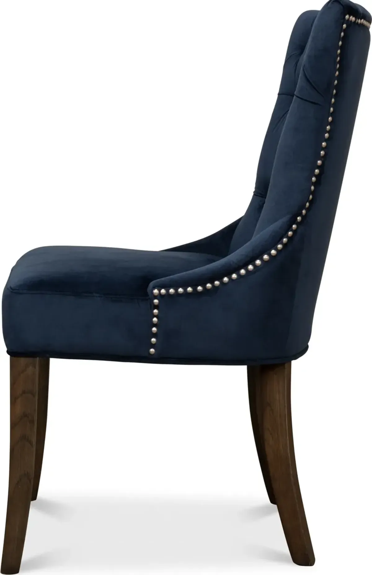 Sophie Side Chair Blue Velvet