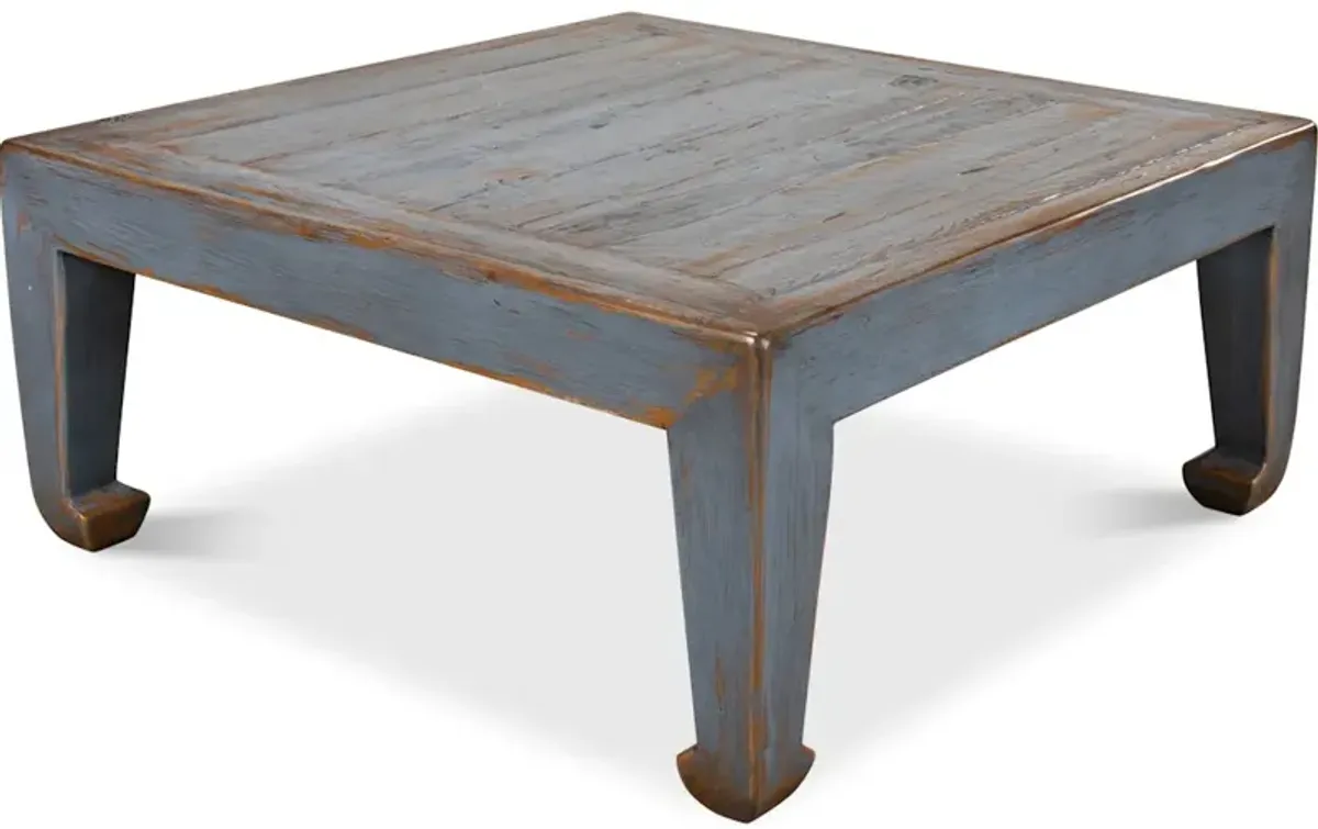 Classic Chinese Coffee Table Blue