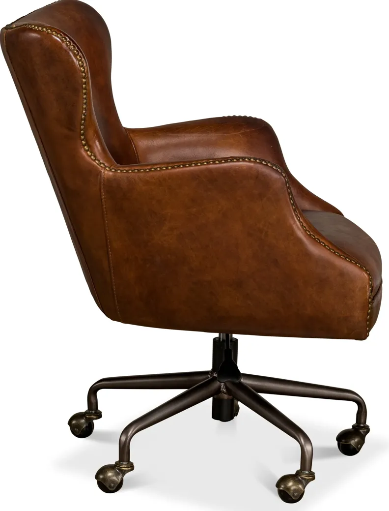 Andrew Jackson Desk Chair Vintage Cigar