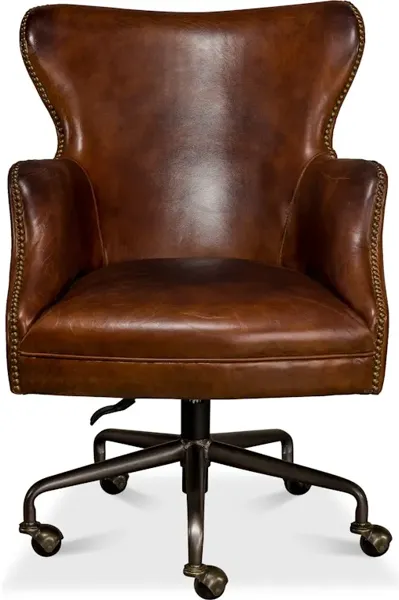 Andrew Jackson Desk Chair Vintage Cigar