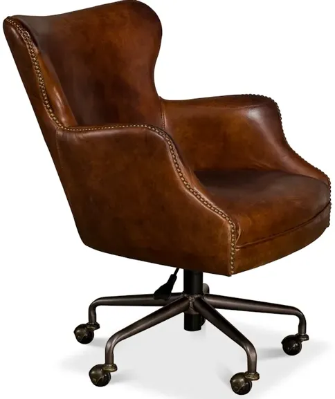 Andrew Jackson Desk Chair Vintage Cigar