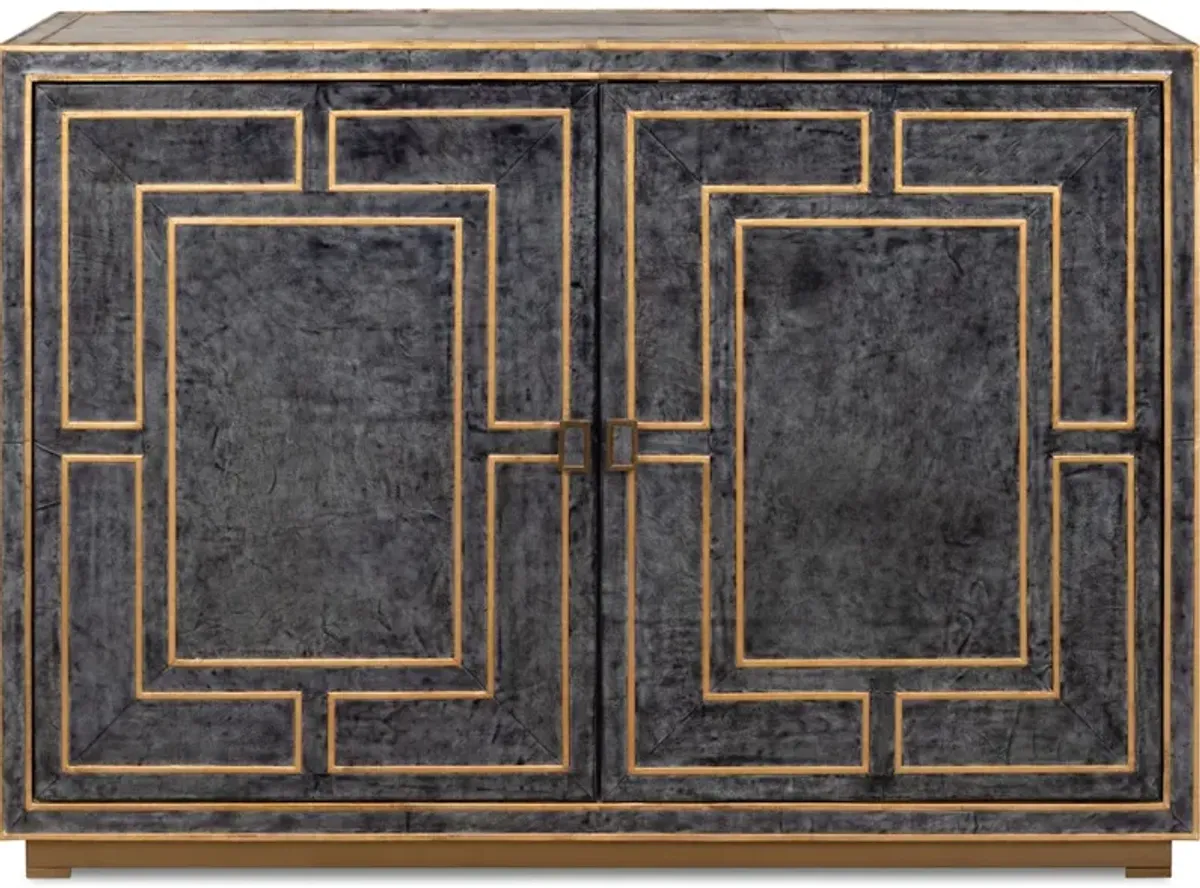 Bel Air Blue Leather Buffet