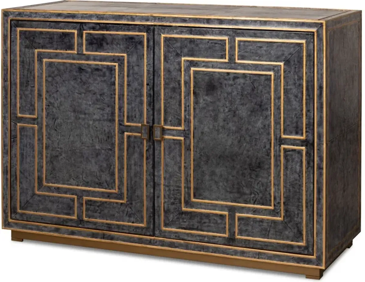 Bel Air Blue Leather Buffet