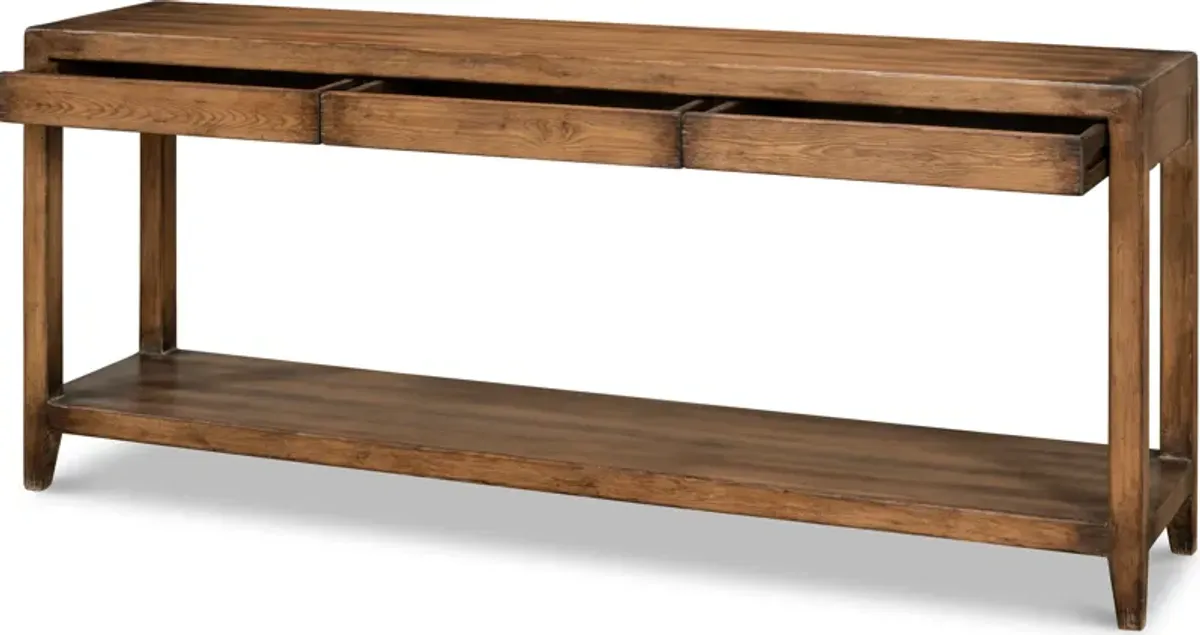Anton Console With Three Drawers