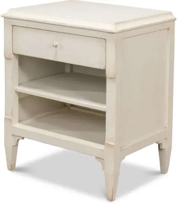 Landry Side Table Antique White