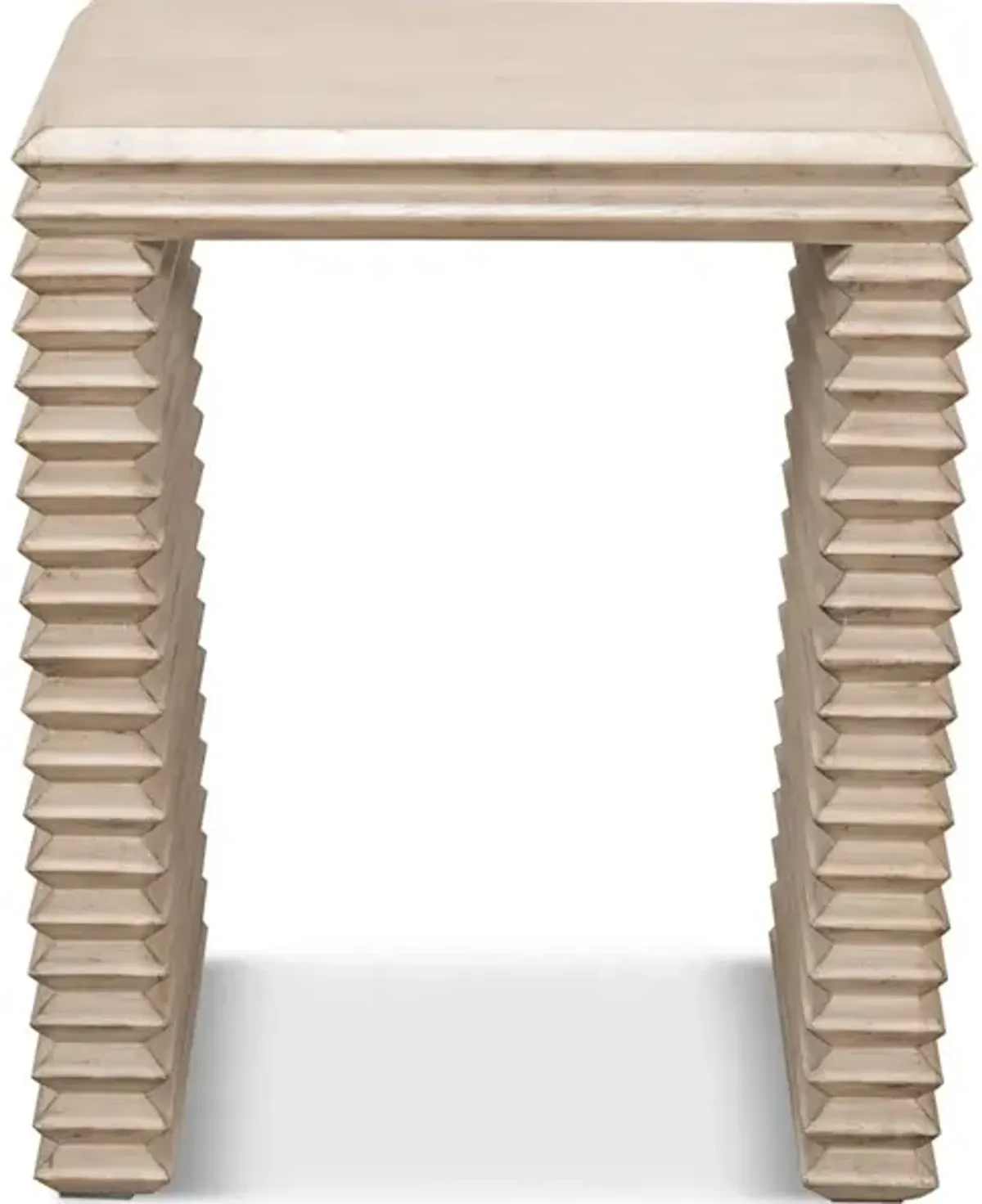 Stacked Side Table Stone Grey