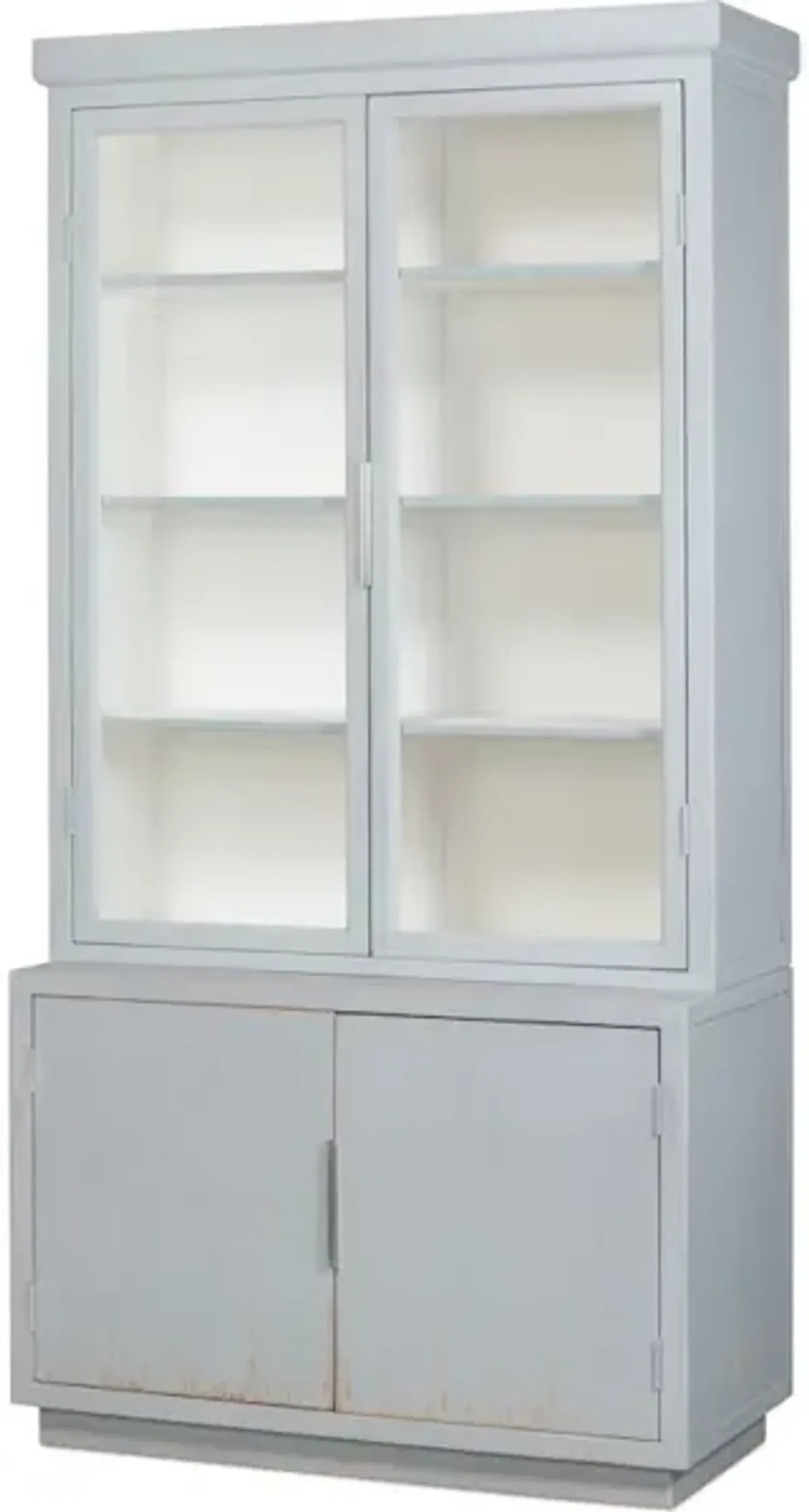 Maldives 2 Door Bookcase  Eros Blue