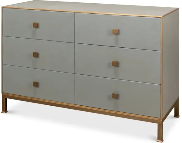 Six Drawer Dresser Storm Grey