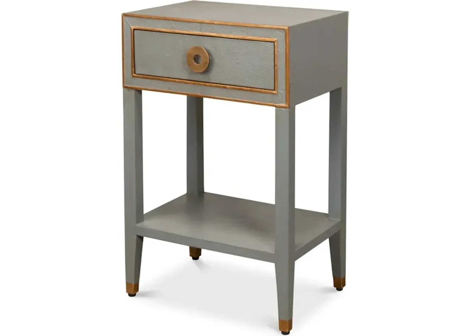 Shagreen Condo Nightstand Storm Grey