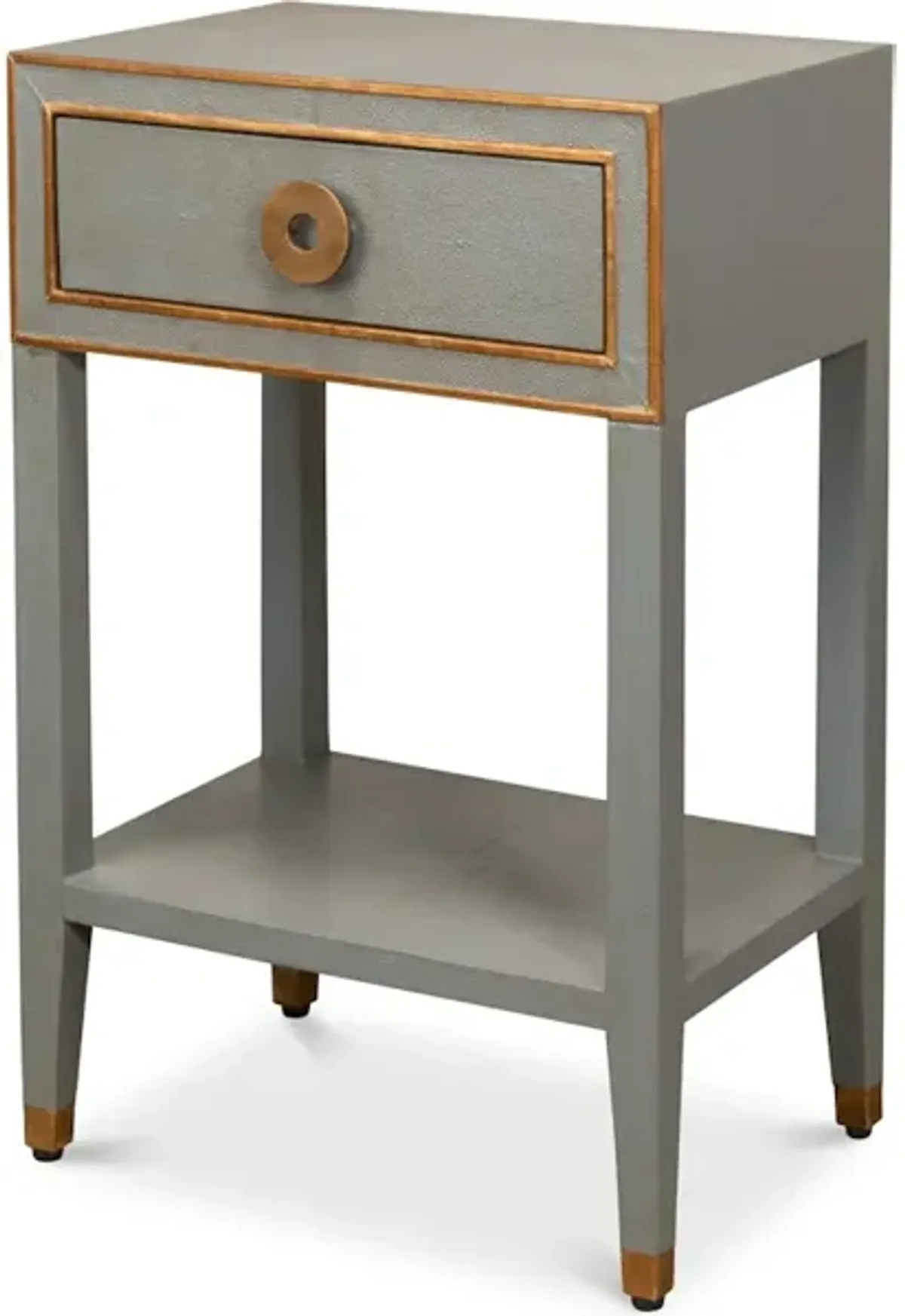 Shagreen Condo Nightstand Storm Grey