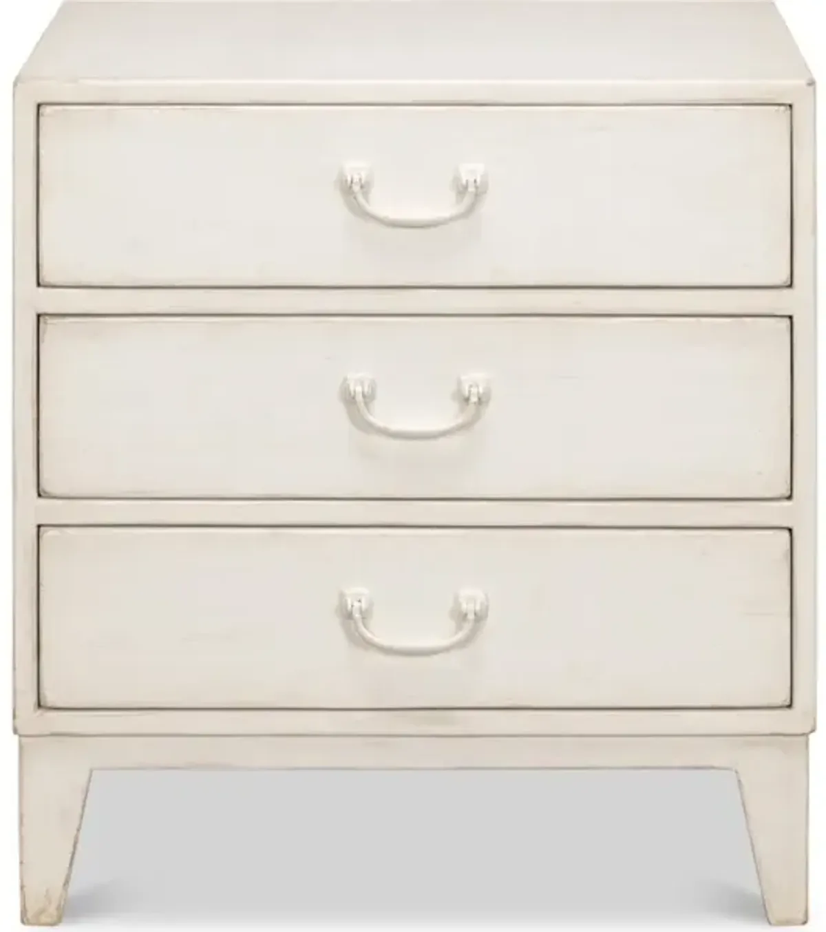 Willow 3 Drawer Commode Antique White