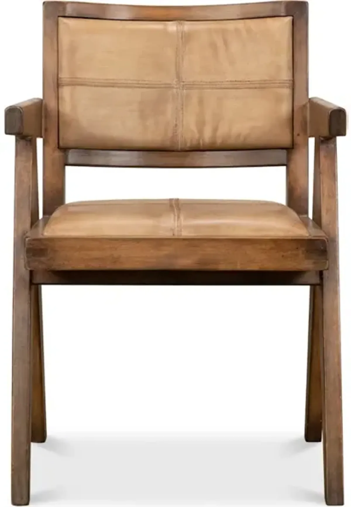 Angus Chair Brown W/Brown Leather