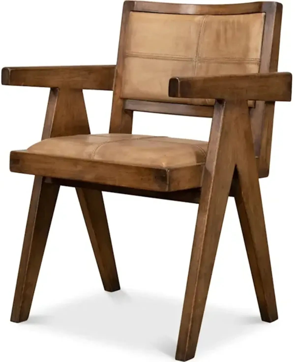 Angus Chair Brown W/Brown Leather