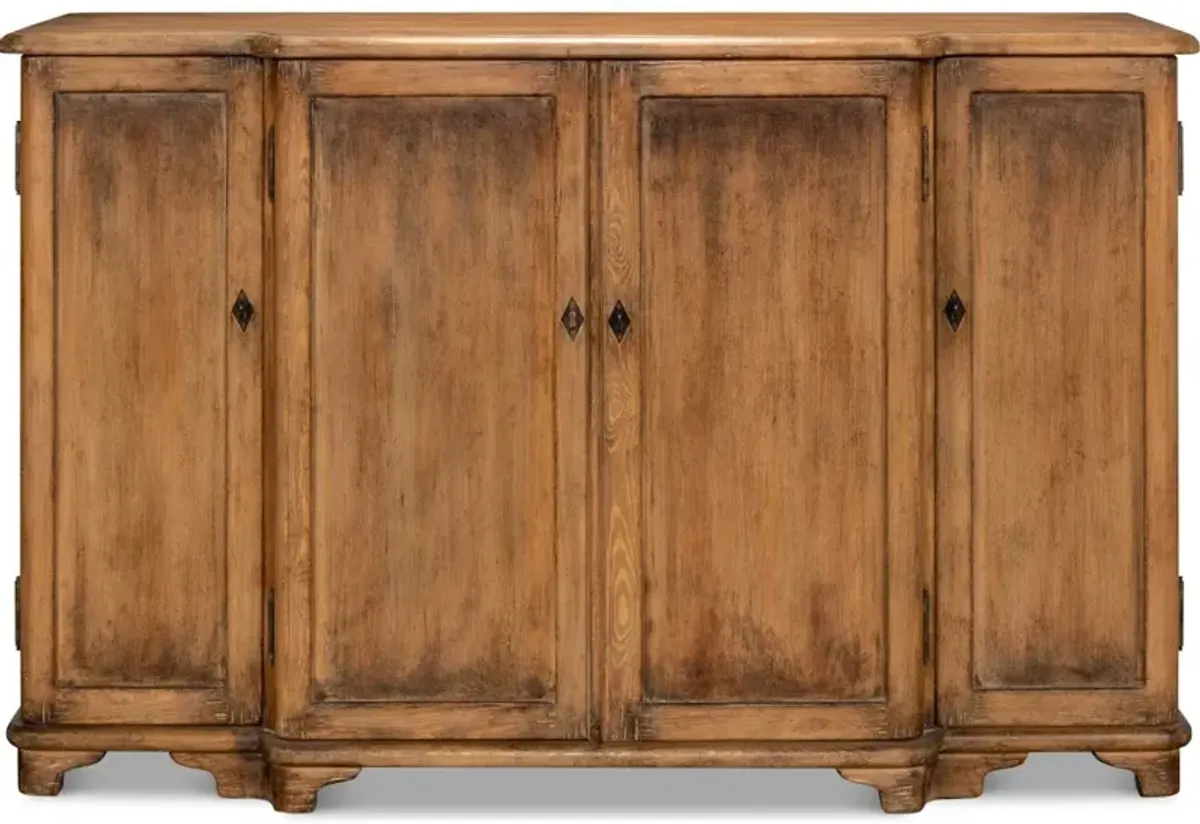 Entree' Sideboard  Brown Finish