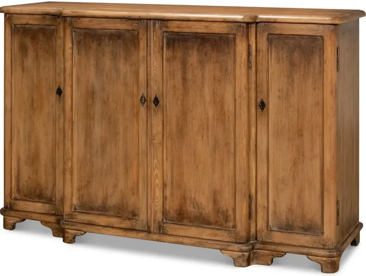 Entree' Sideboard  Brown Finish