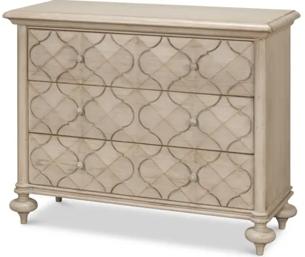 Sommeil 3 Drawer Commode  Stone Grey