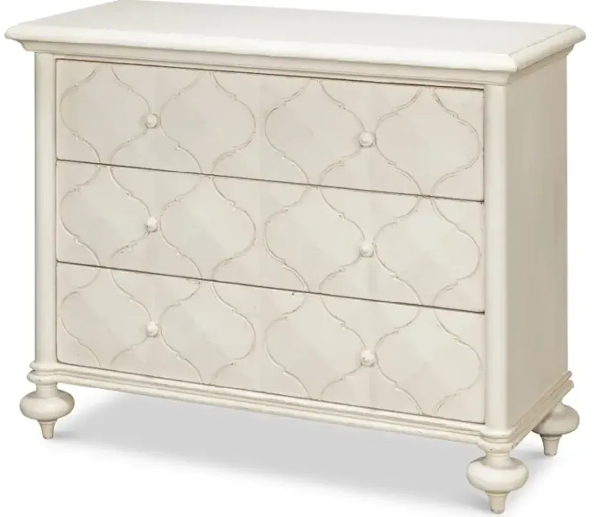 Sommeil 3 Drawer Commode  Antique White