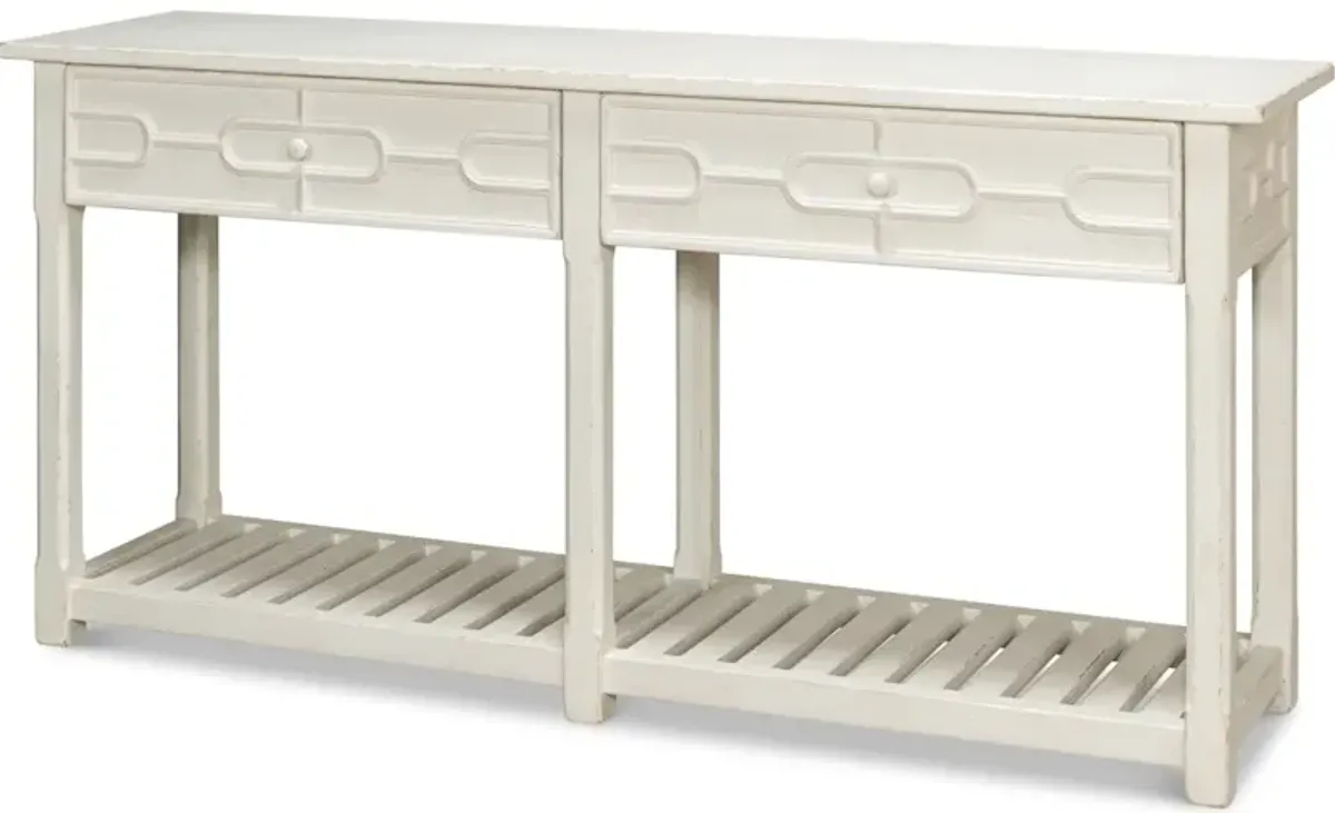 Isla Console Table  Antique White