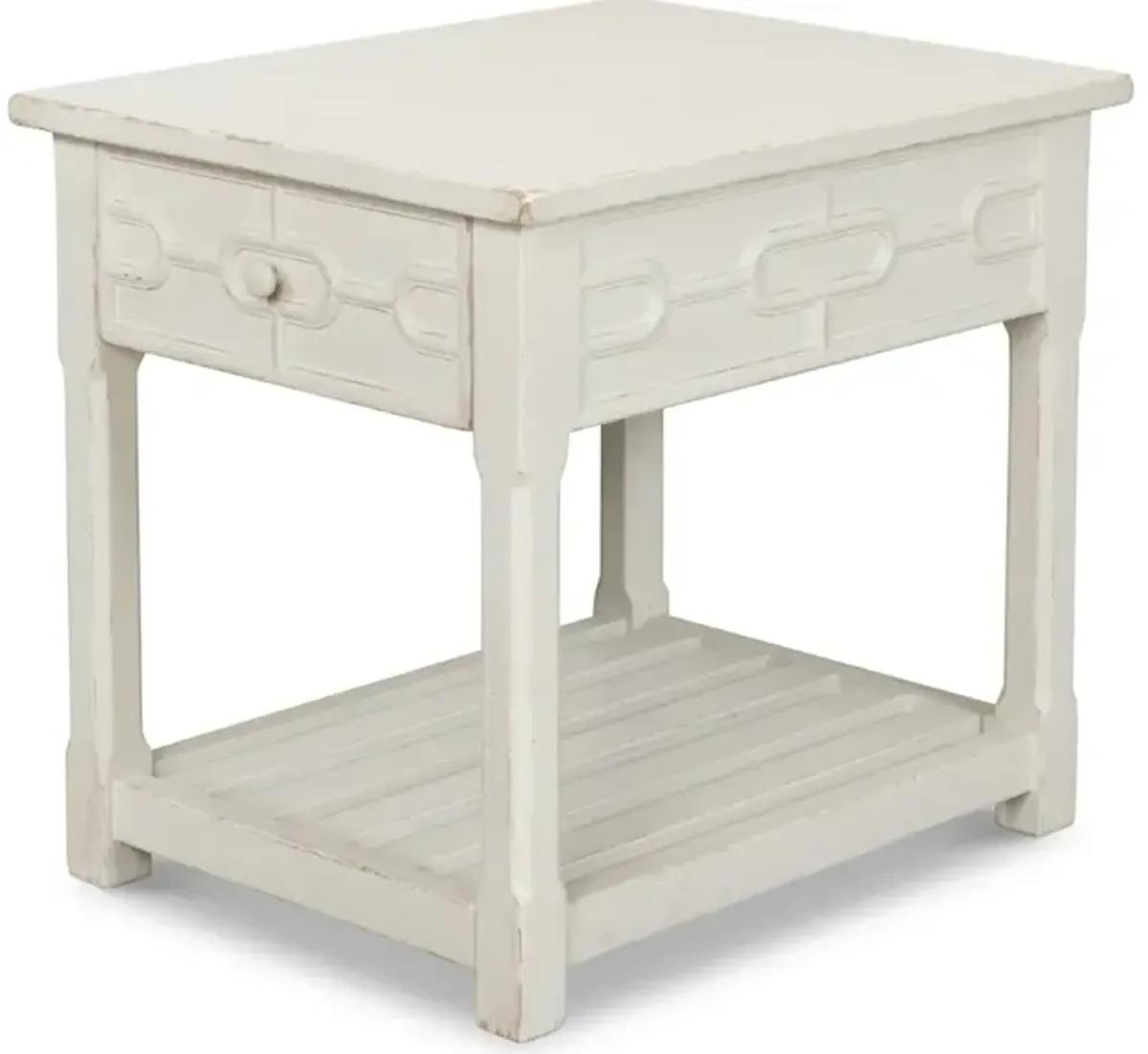 Isla Side Table Antique White