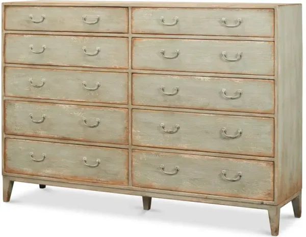 Willow 8 Drawer Commode Sage
