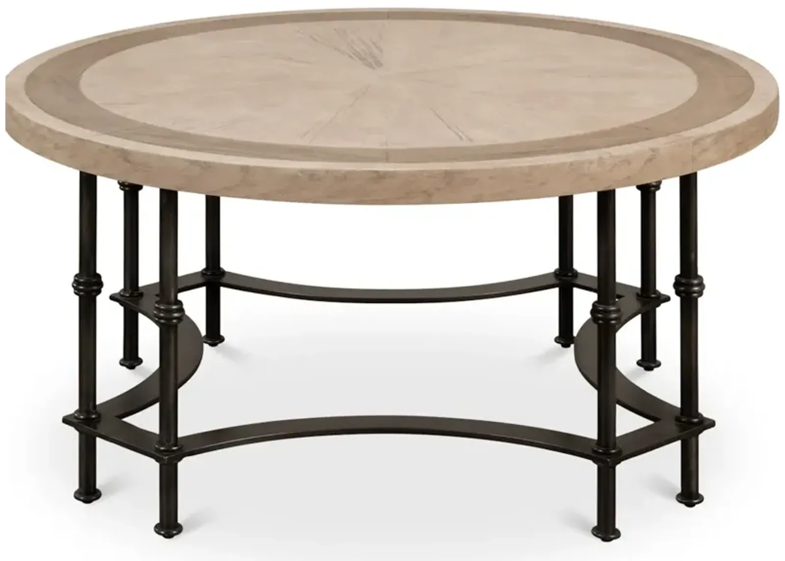 Chisholm Equestrian Cocktail Table  Grey