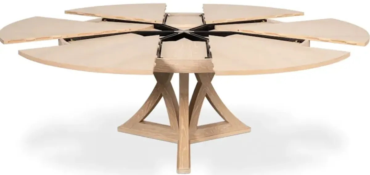 Casual Jupe Dining Table Bleached Oak M
