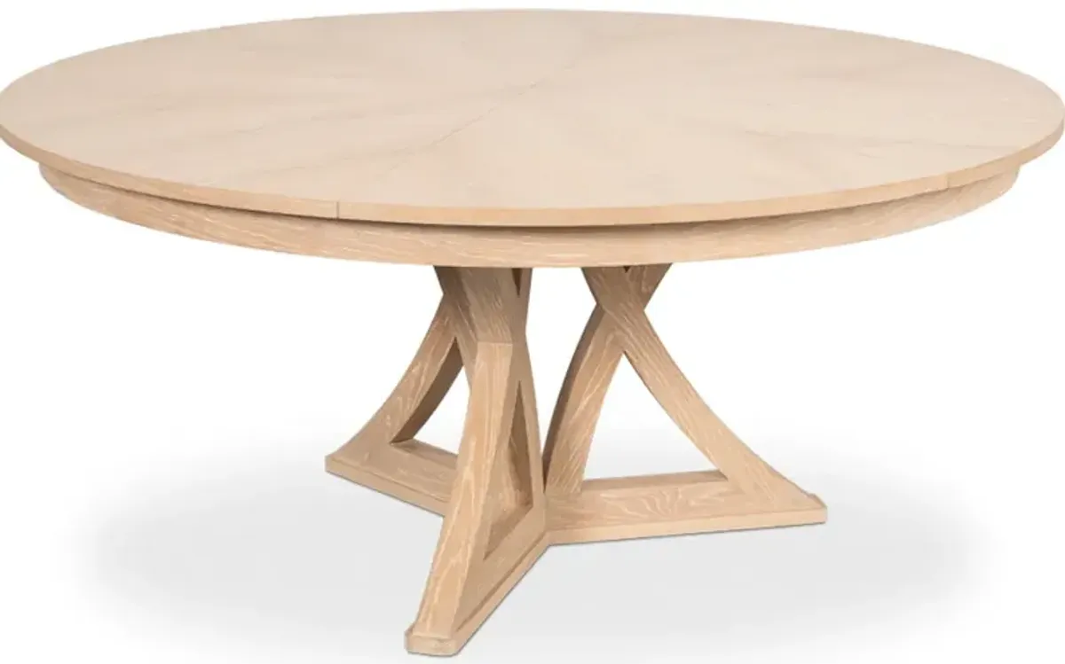 Casual Jupe Dining Table Bleached Oak M