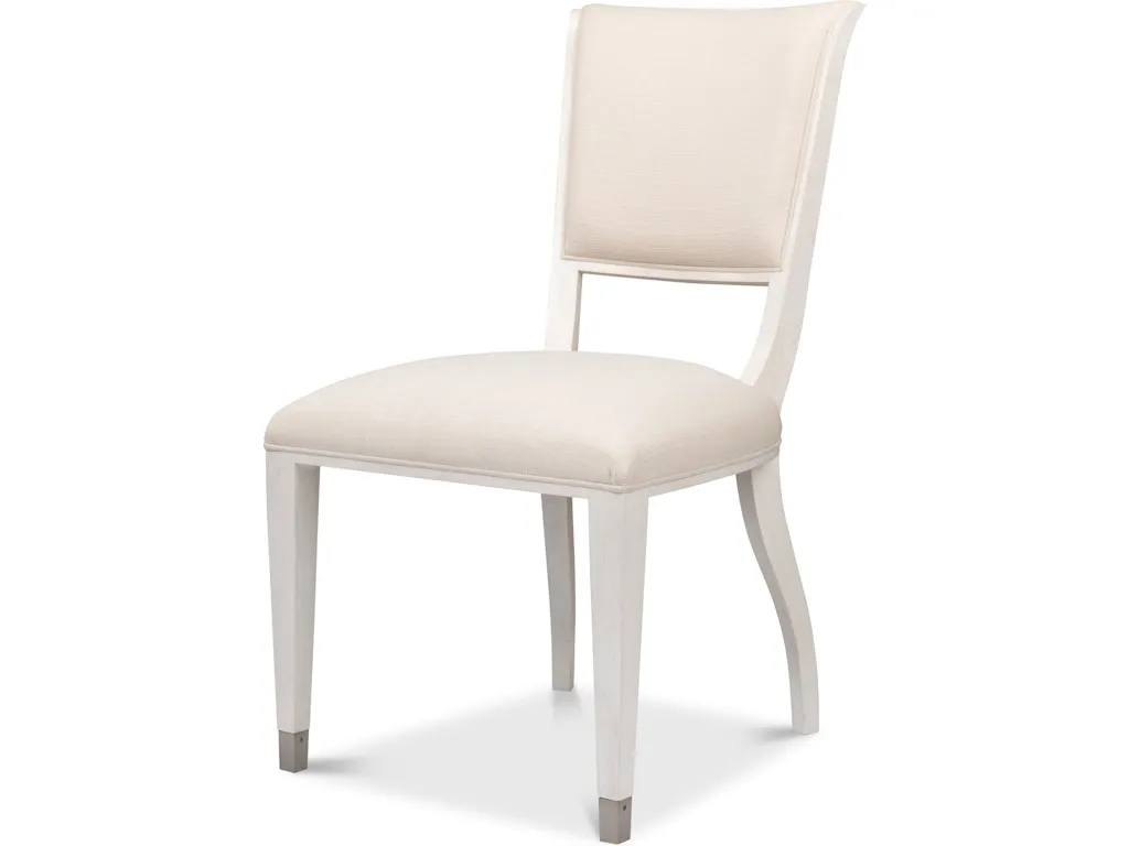 Elegant Dining Side Chair Working White