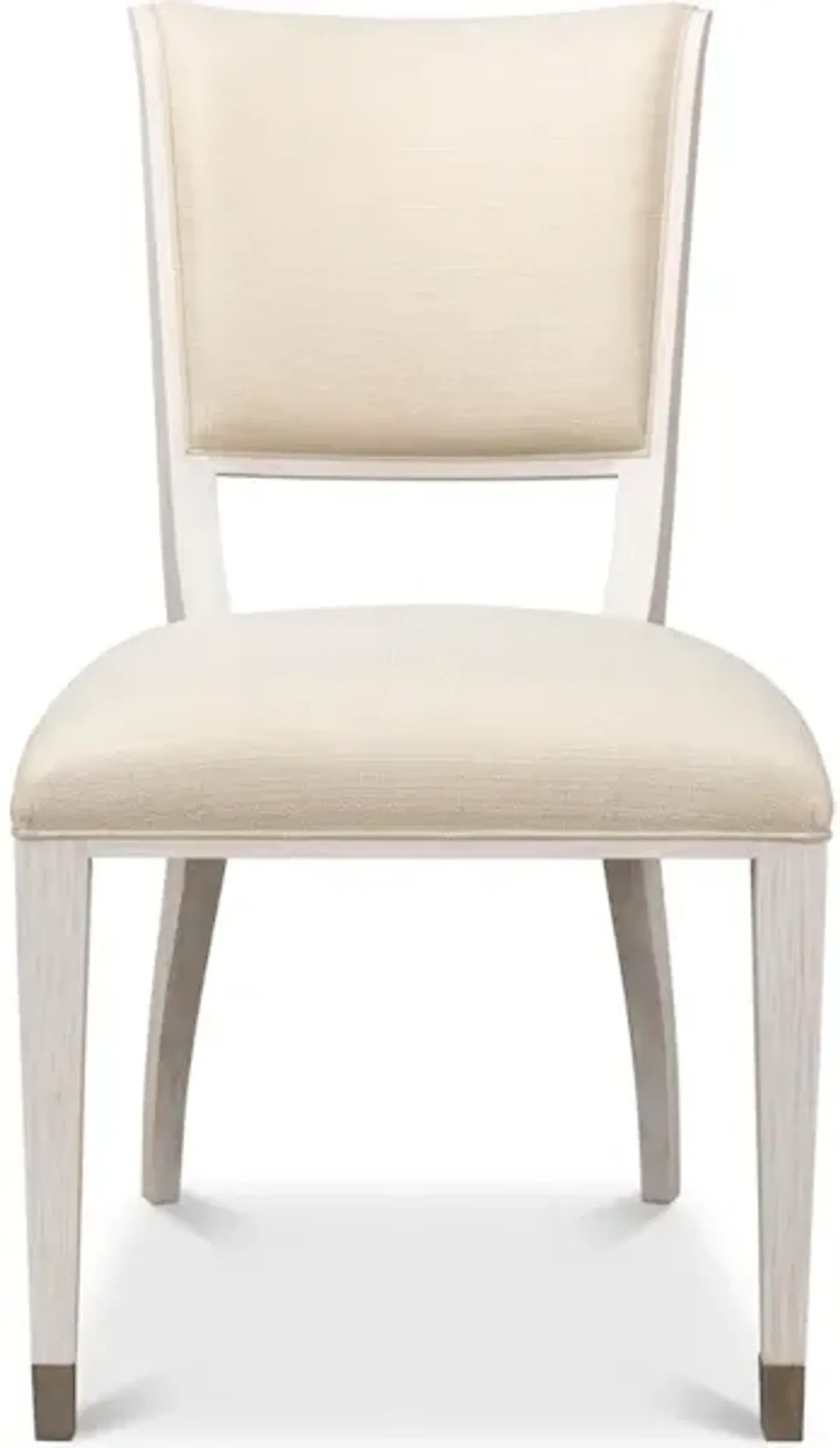 Elegant Dining Side Chair Whitewash Wht