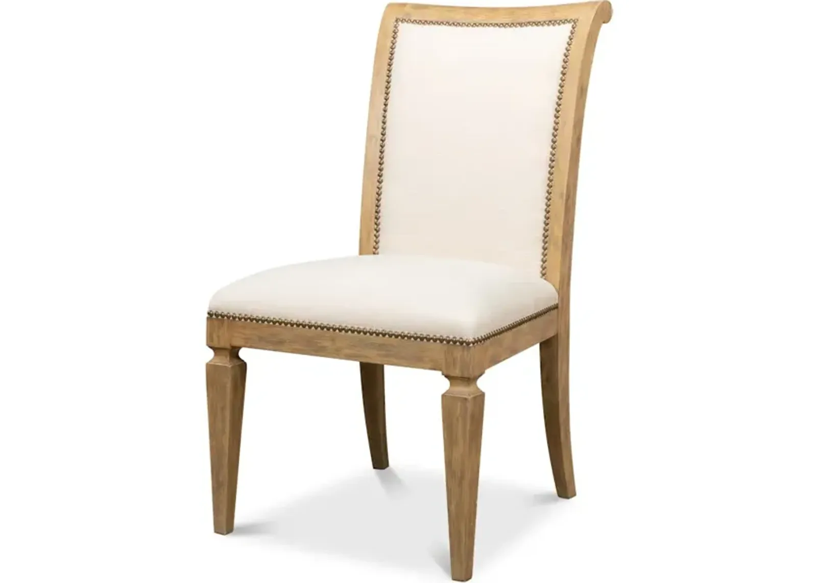 Scroll Back Dining Sd/Chair Heather Grey