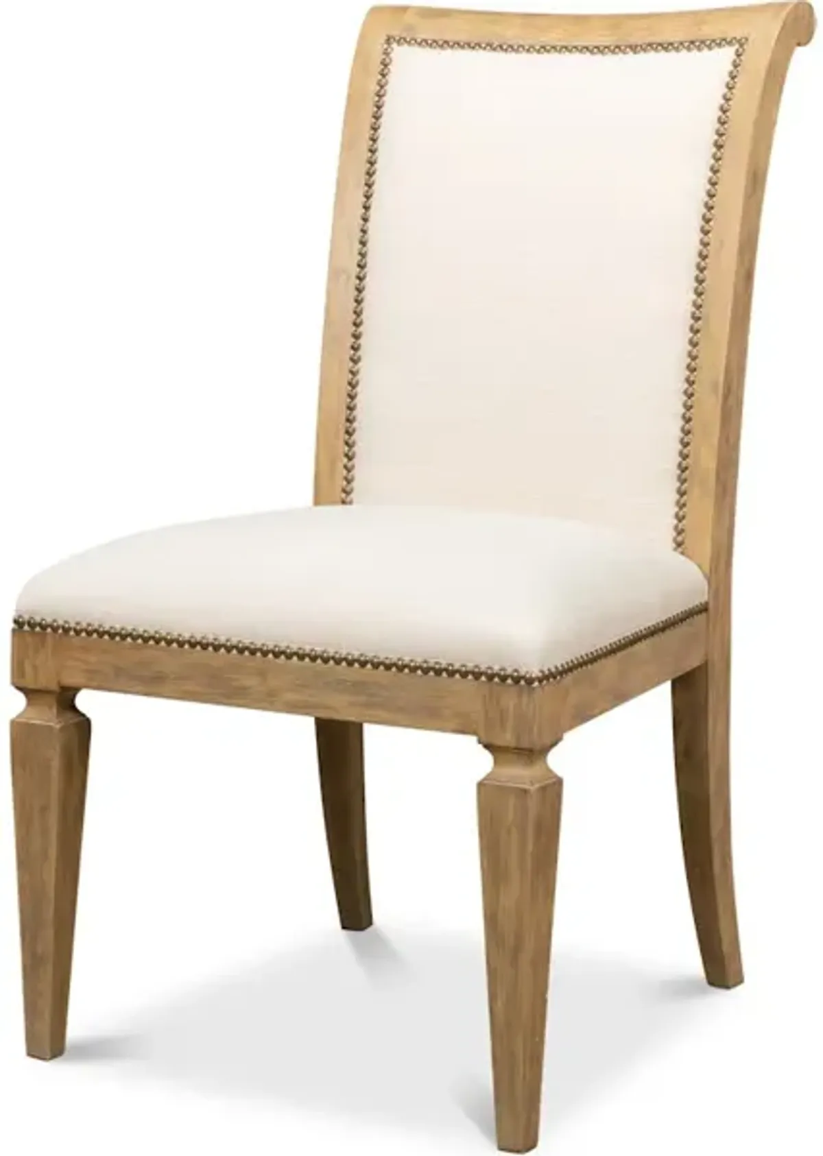 Scroll Back Dining Sd/Chair Heather Grey