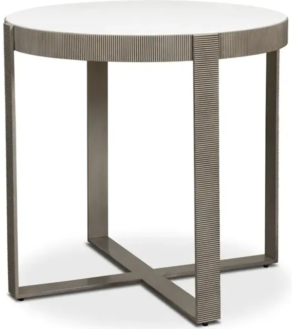 Ragsdale Side Table Working White