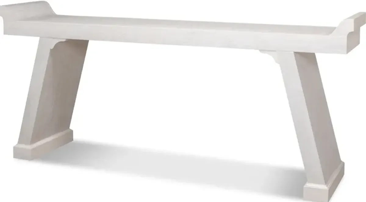 Suspension Console Table Whitewash White