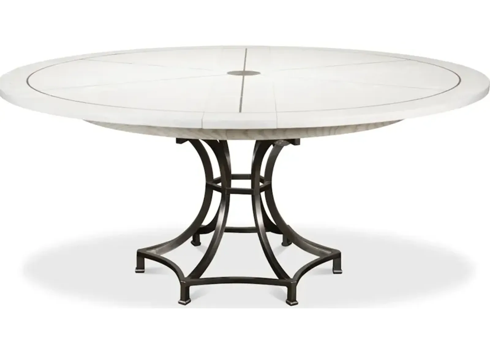 Sunset Jupe Dining Table Med Working White