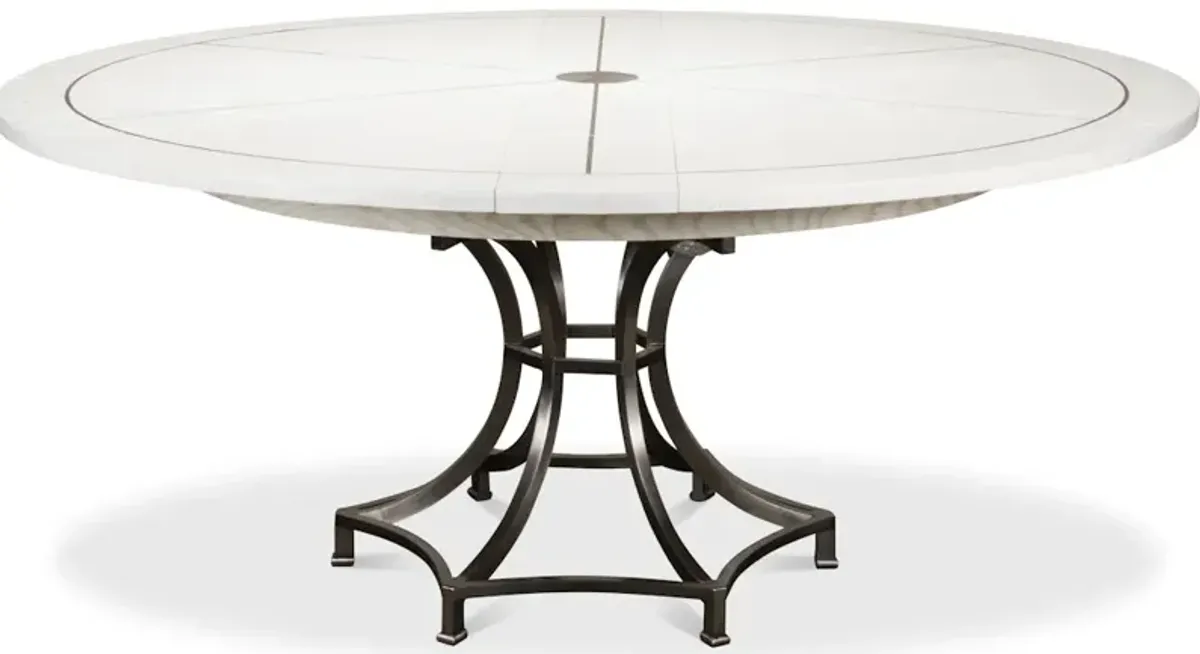 Sunset Jupe Dining Table Med Working White