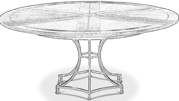 Sunset Jupe Dining Table Med Whitewash Wht