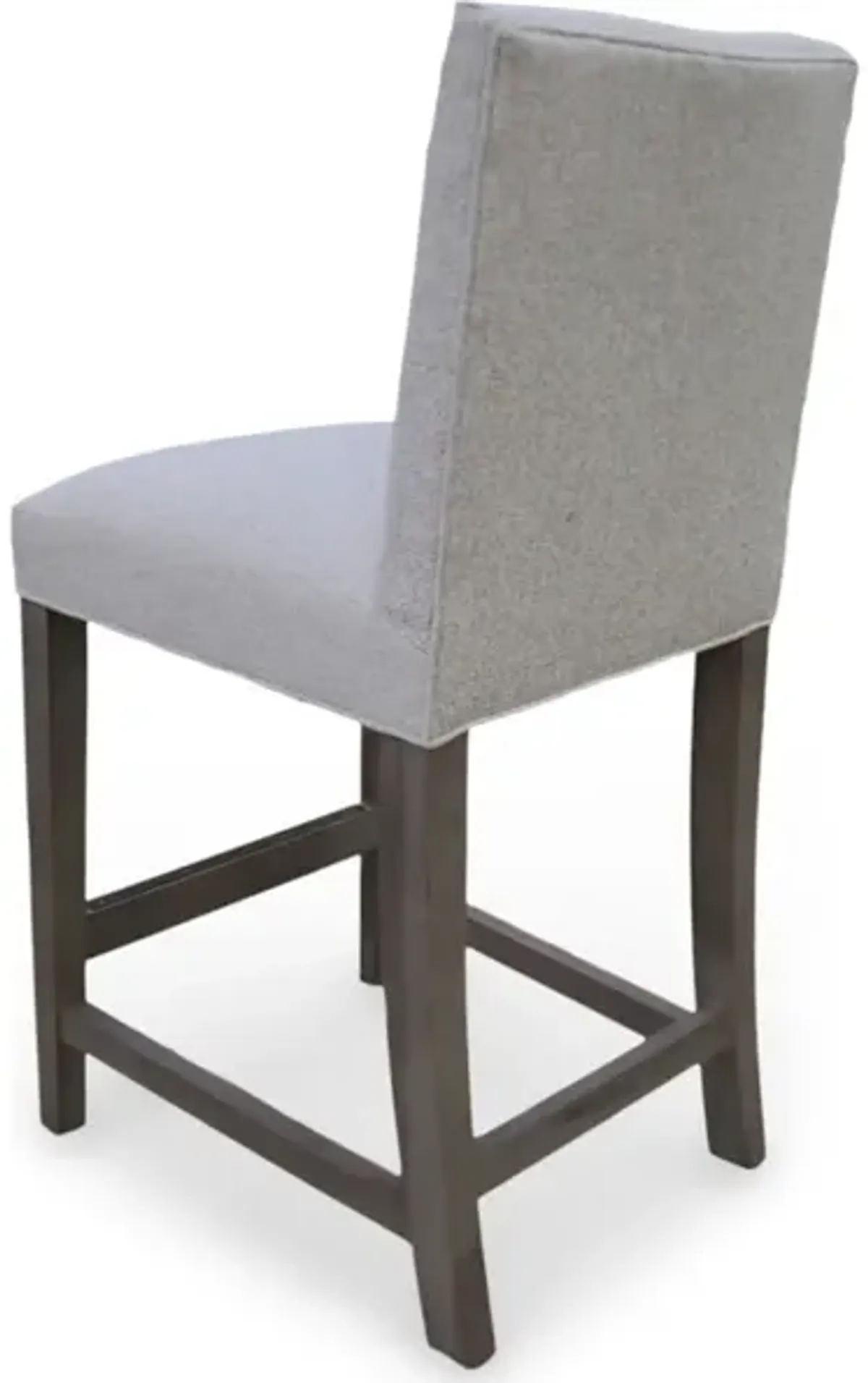 Lincoln-Fabric Counter Stool W/Wood Leg