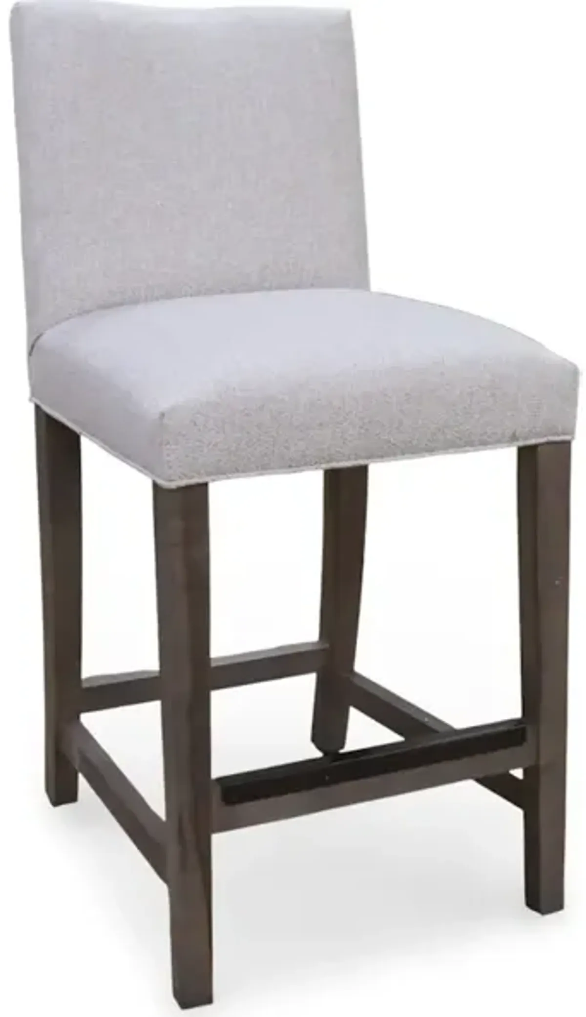 Lincoln-Fabric Counter Stool W/Wood Leg