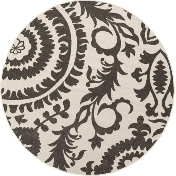 Alfresco ALF-9612 7'3 Round Rug